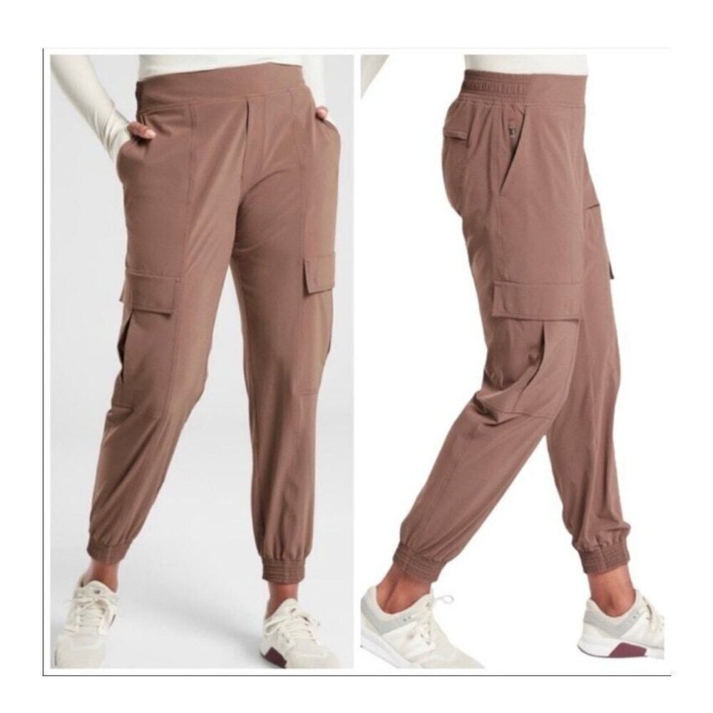 Athleta Chelsea Utility Joggers in Mineral Brown‎